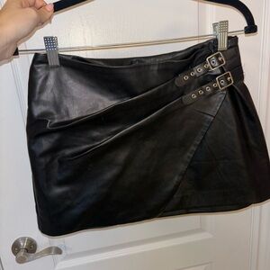 Zara Leather Skirt. Size Small